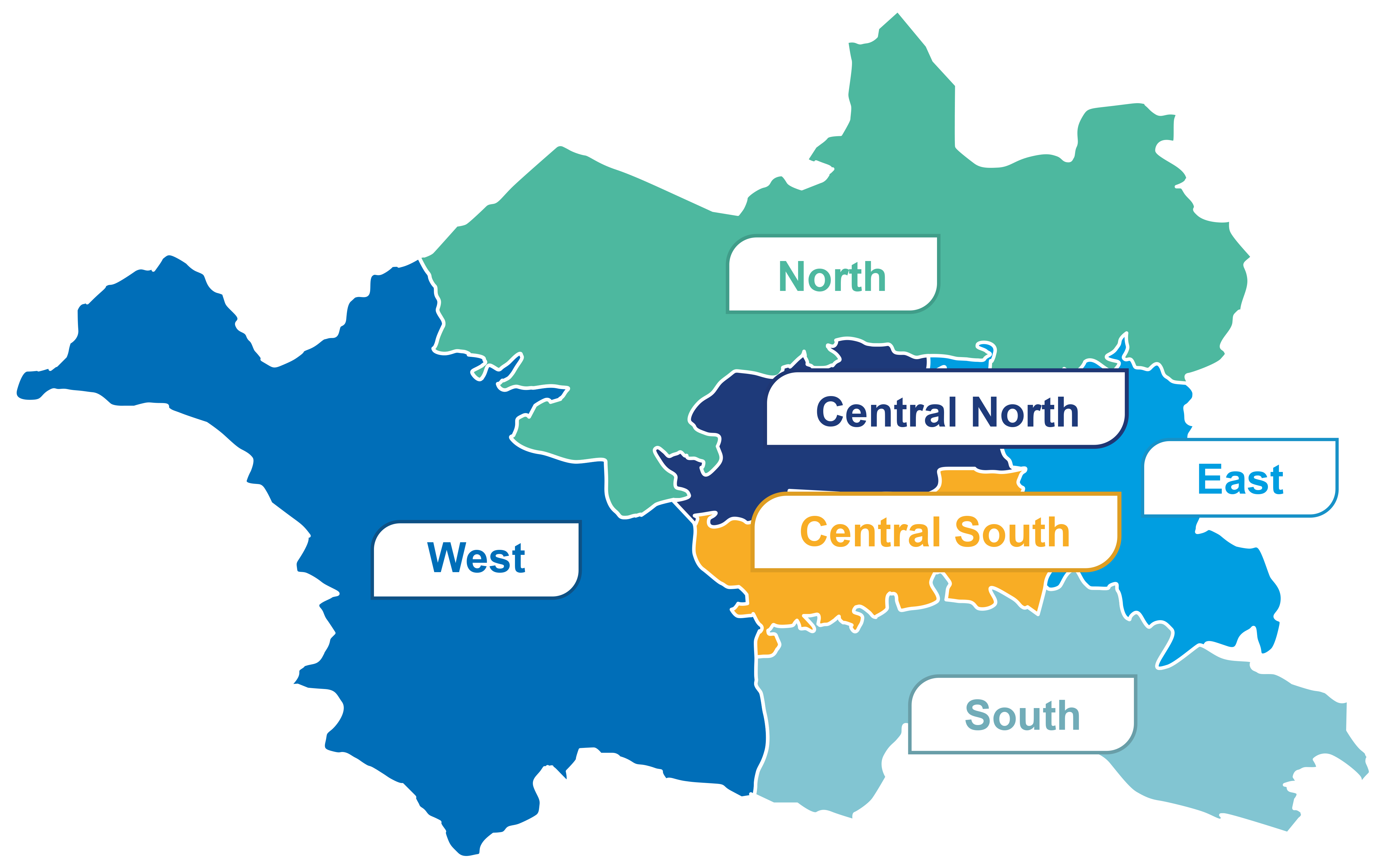 Bolton Health and care partnership map